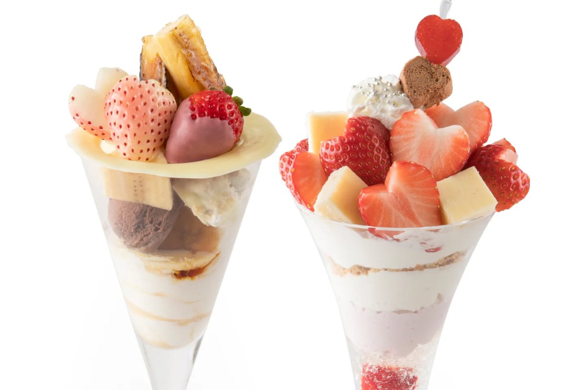 ストロベリーホワイトパフェ 2