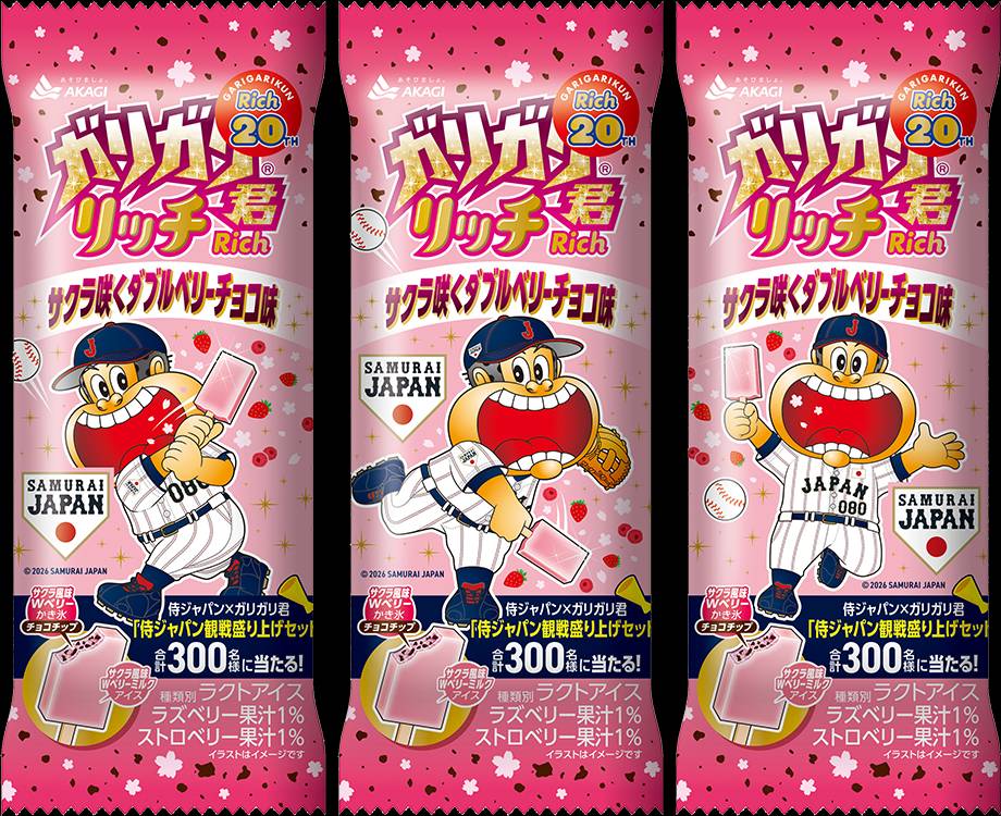 ガリガリ君リッチ サクラ咲くダブルベリーチョコ味