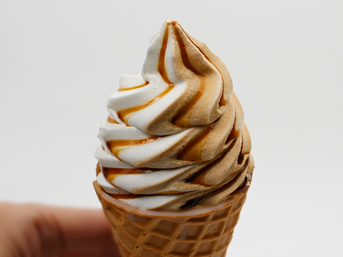 セブンプレミアム『ワッフルコーン きなこみるく』 2