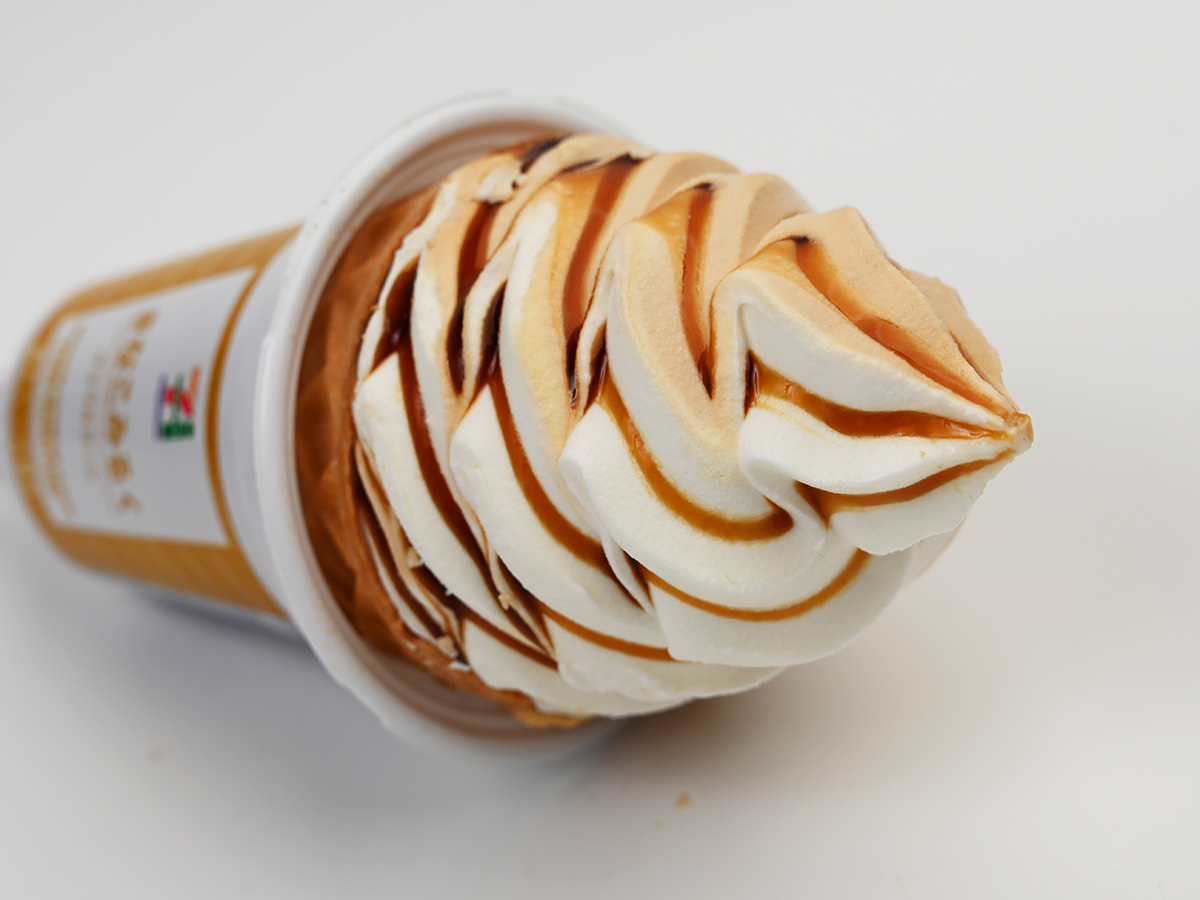 セブンプレミアム『ワッフルコーン きなこみるく』 3